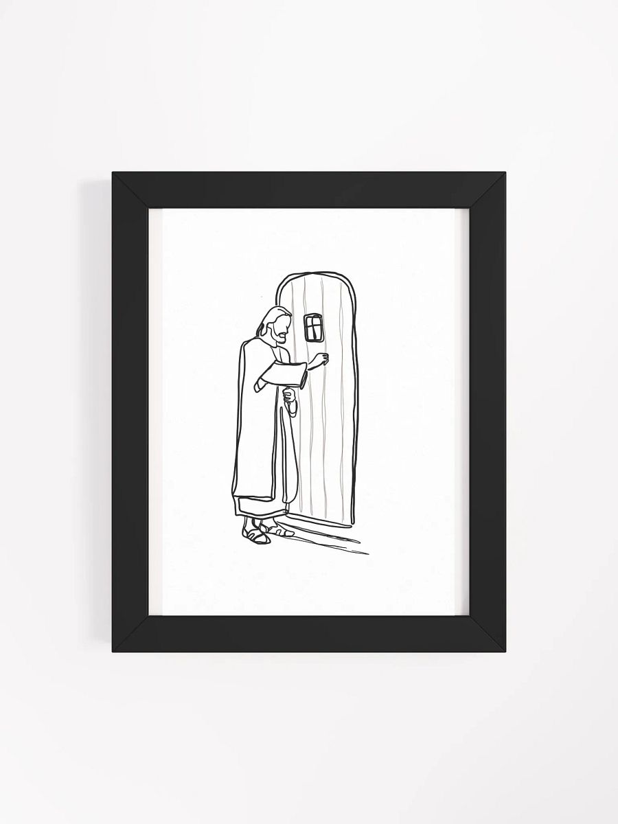 'I Stand At The Door & Knock' Line Drawing product image (4)