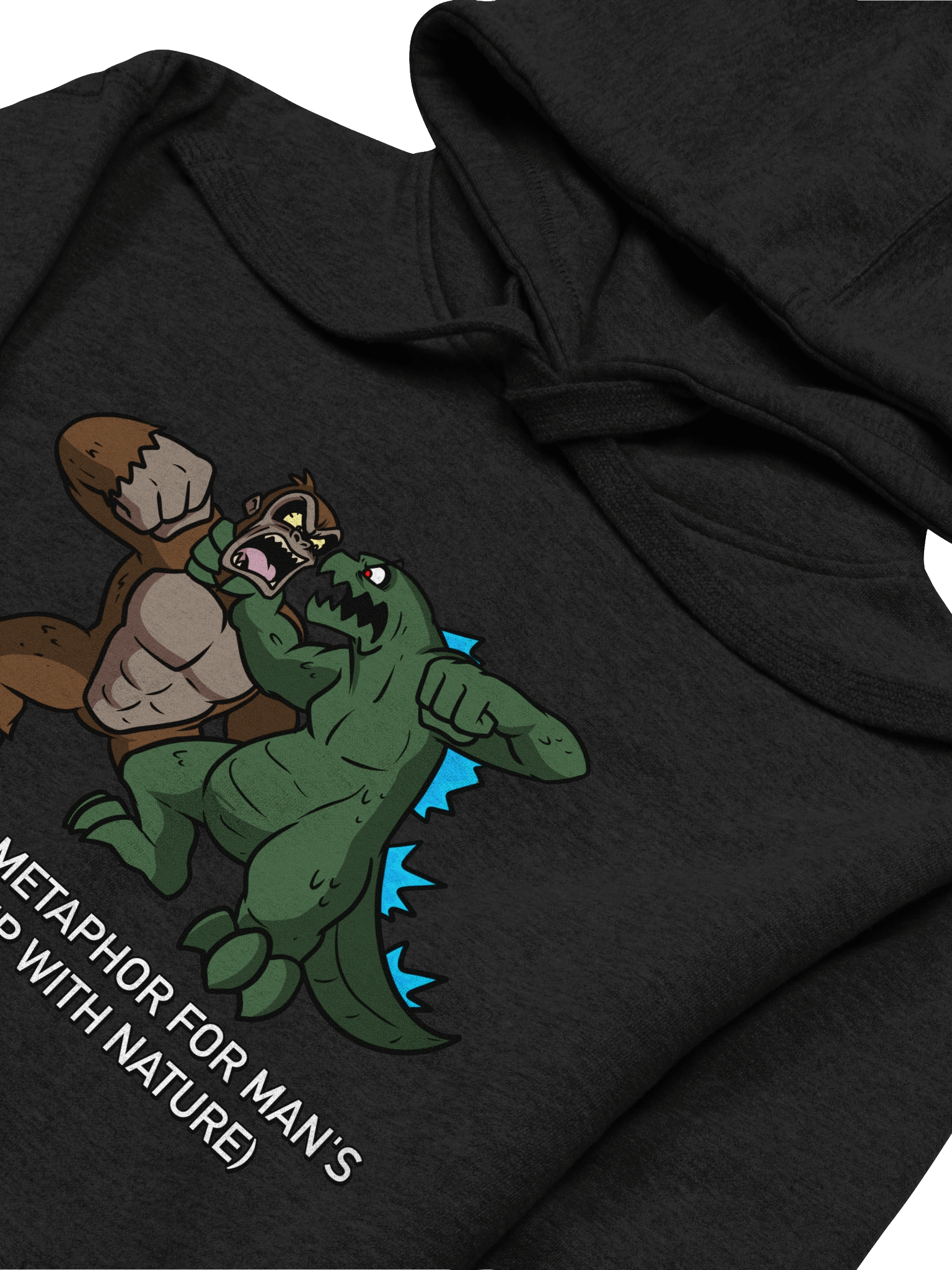 Metaphor for Man's Relationship with Nature Hoodie product image (3)