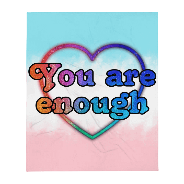 You are enough blanket product image (1)