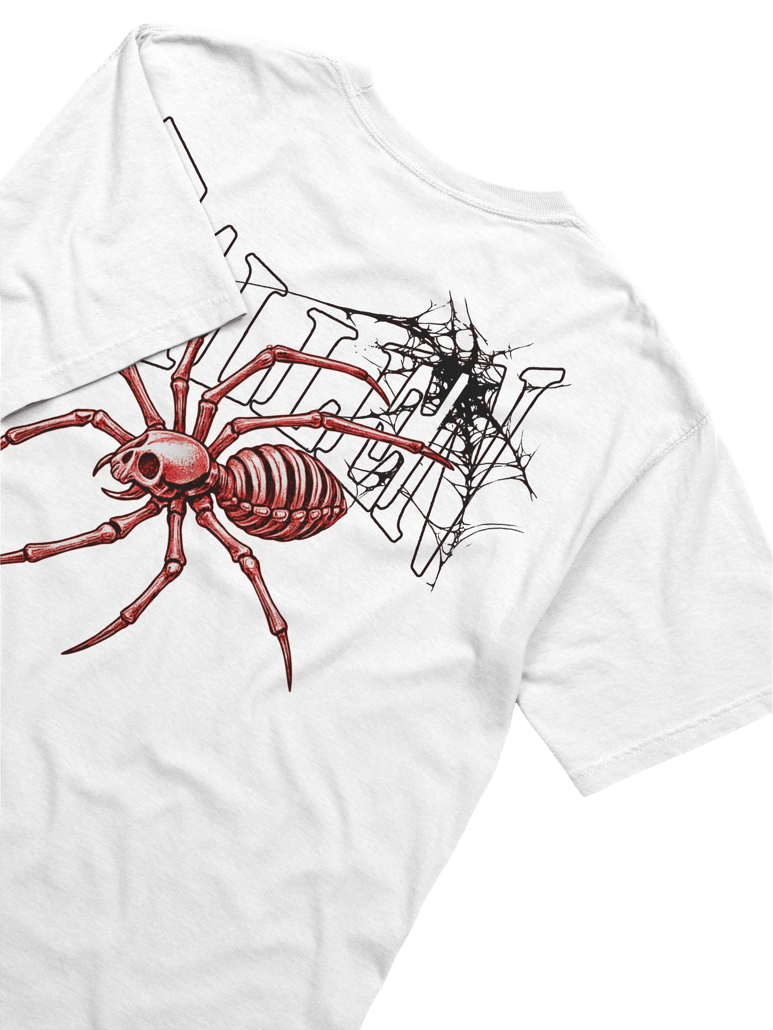 F4LLEN Spider Skeleton T-shirt [ White ] product image (4)