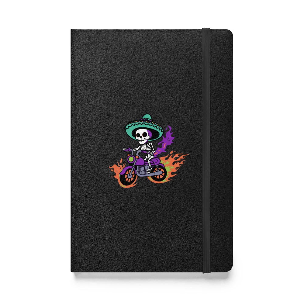 Bone to be Wild Colorful Hardcover Bound Lined Notebook product image (1)