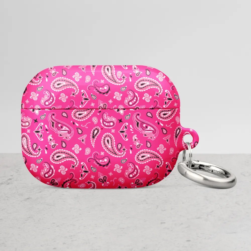 Fuchsia Bandana AirPods Case product image (46)
