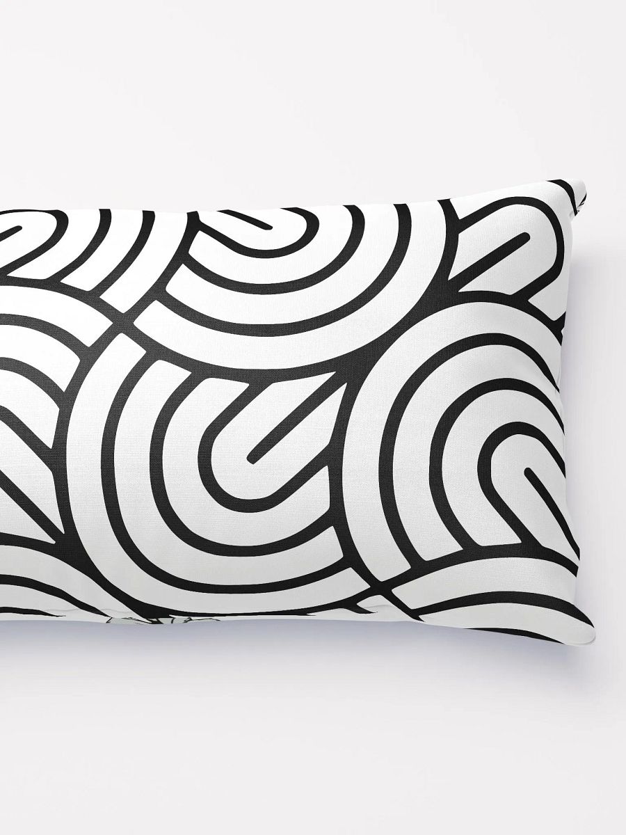 Monochrome Maze Floral Pillows product image (2)