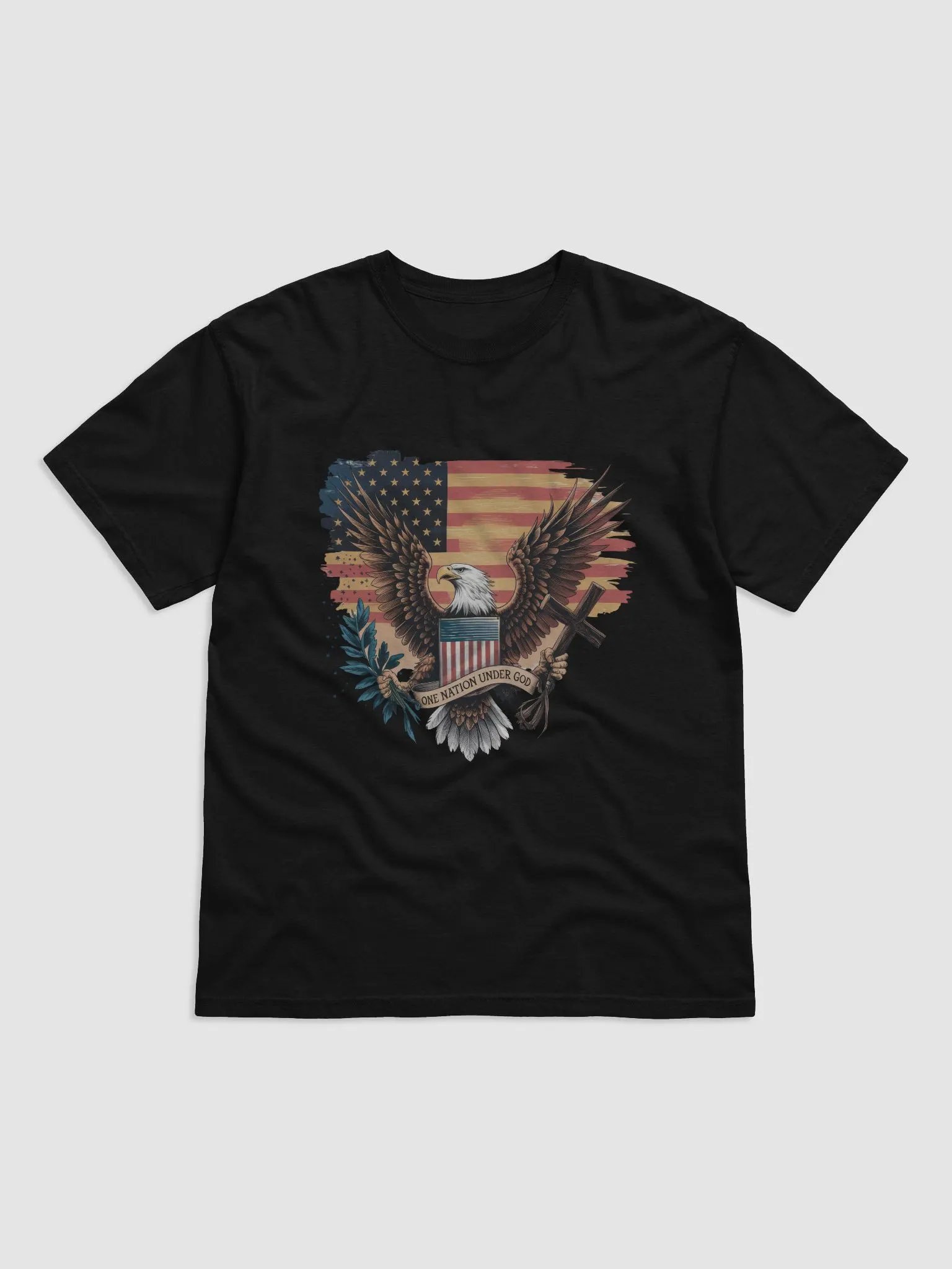 One Nation Under God Shield T-Shirt product image (1)