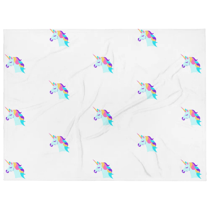 Pixelated Unicorn Dream Throw Blanket product image (1)