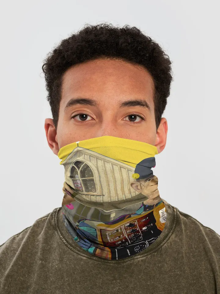 American Prophet by Frank Fonik (Sequential Prophet 5), EDM Techno Neck Gaiter product image (2)