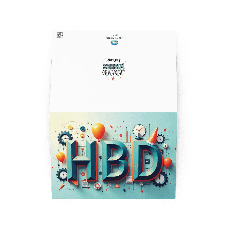Happy birthday card for efficient people product image (3)