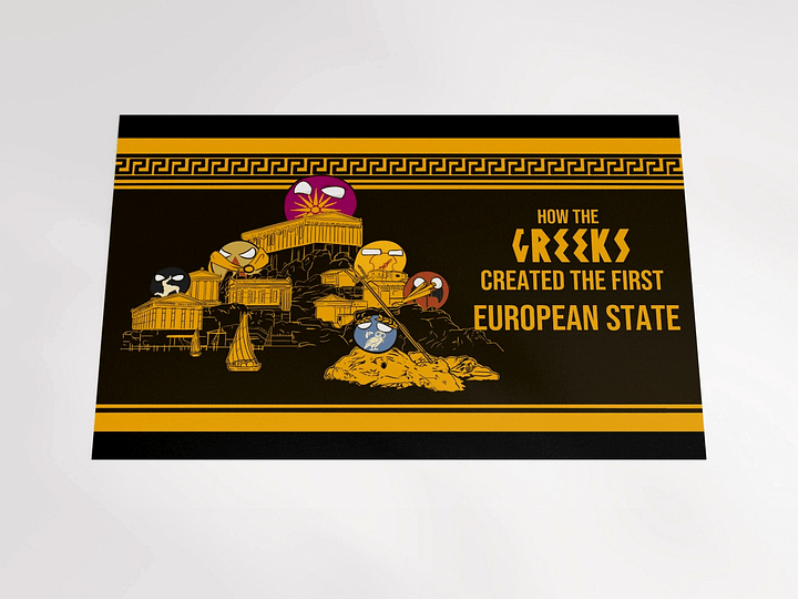 How the greeks created the first european state / Youtube Thumbnail / Matte Poster product image (2)