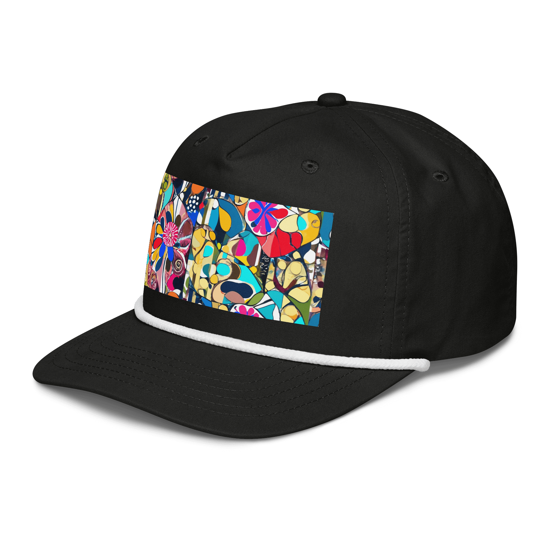 Vibrant Geometric Floral Cap product image (7)