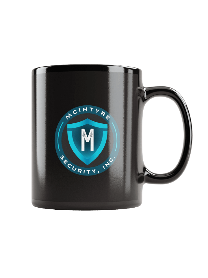 Black Ceramic Mug - McIntyre Security Inc Logo product image (1)