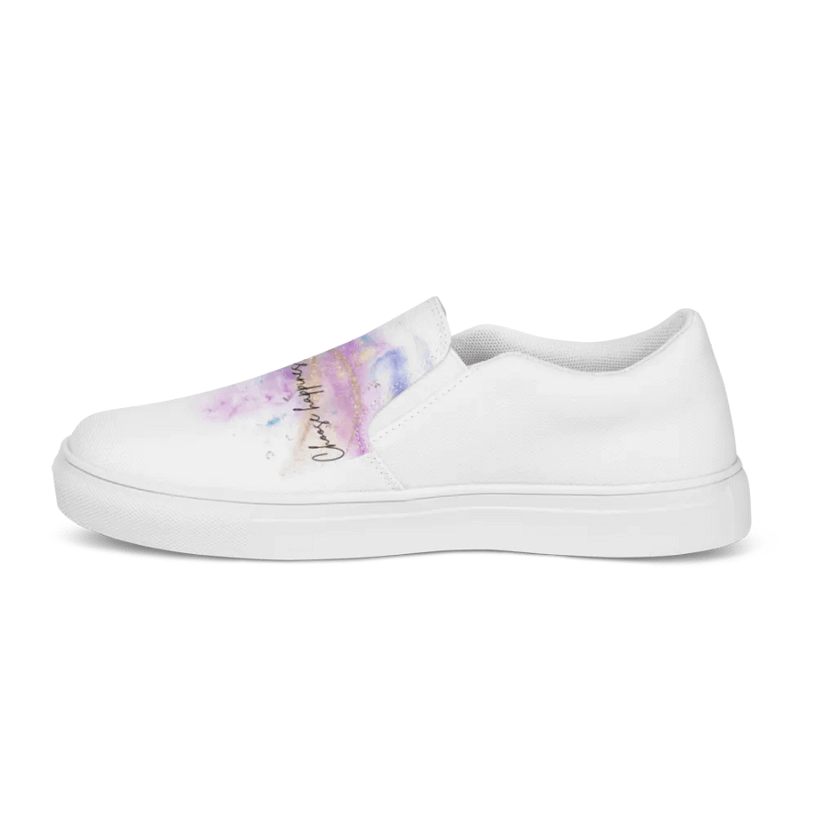 choose happiness women's slip-on canvas product image (9)