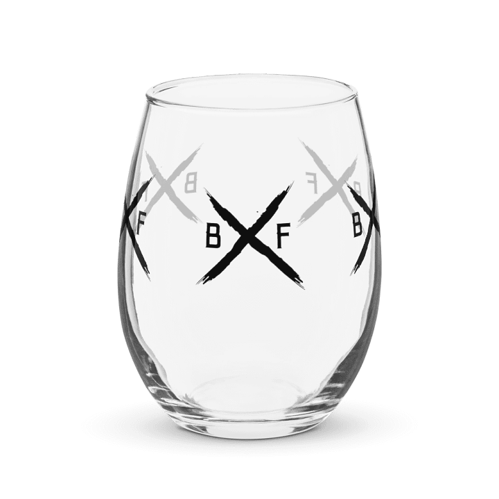 Black Flag Dodgeball Club Wine Glass product image (2)