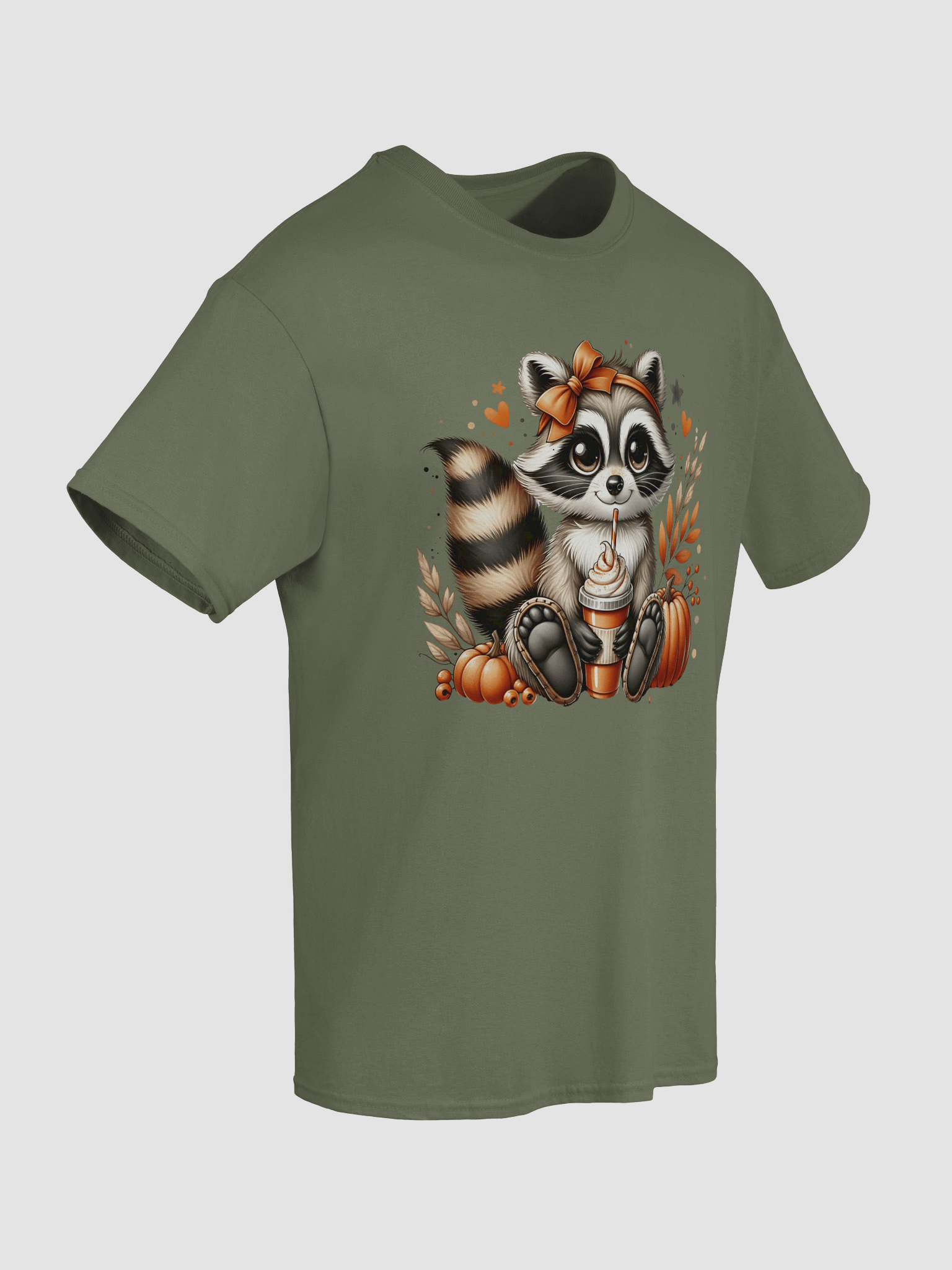 Raccoon Pumpkin Spice Tee product image (56)
