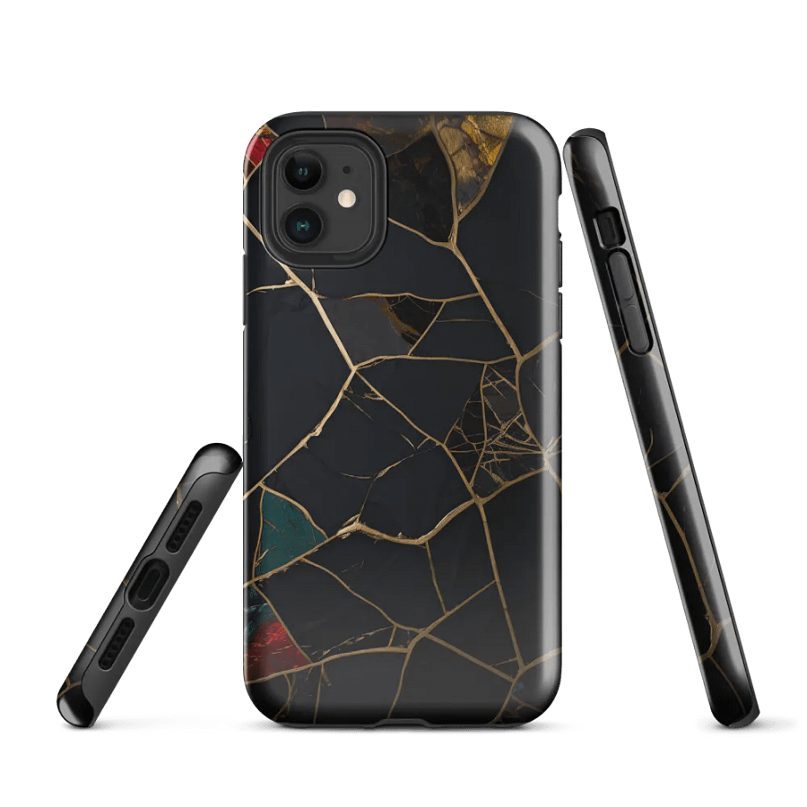 Ruby & Kintsugi Tough iPhone Case product image (1)