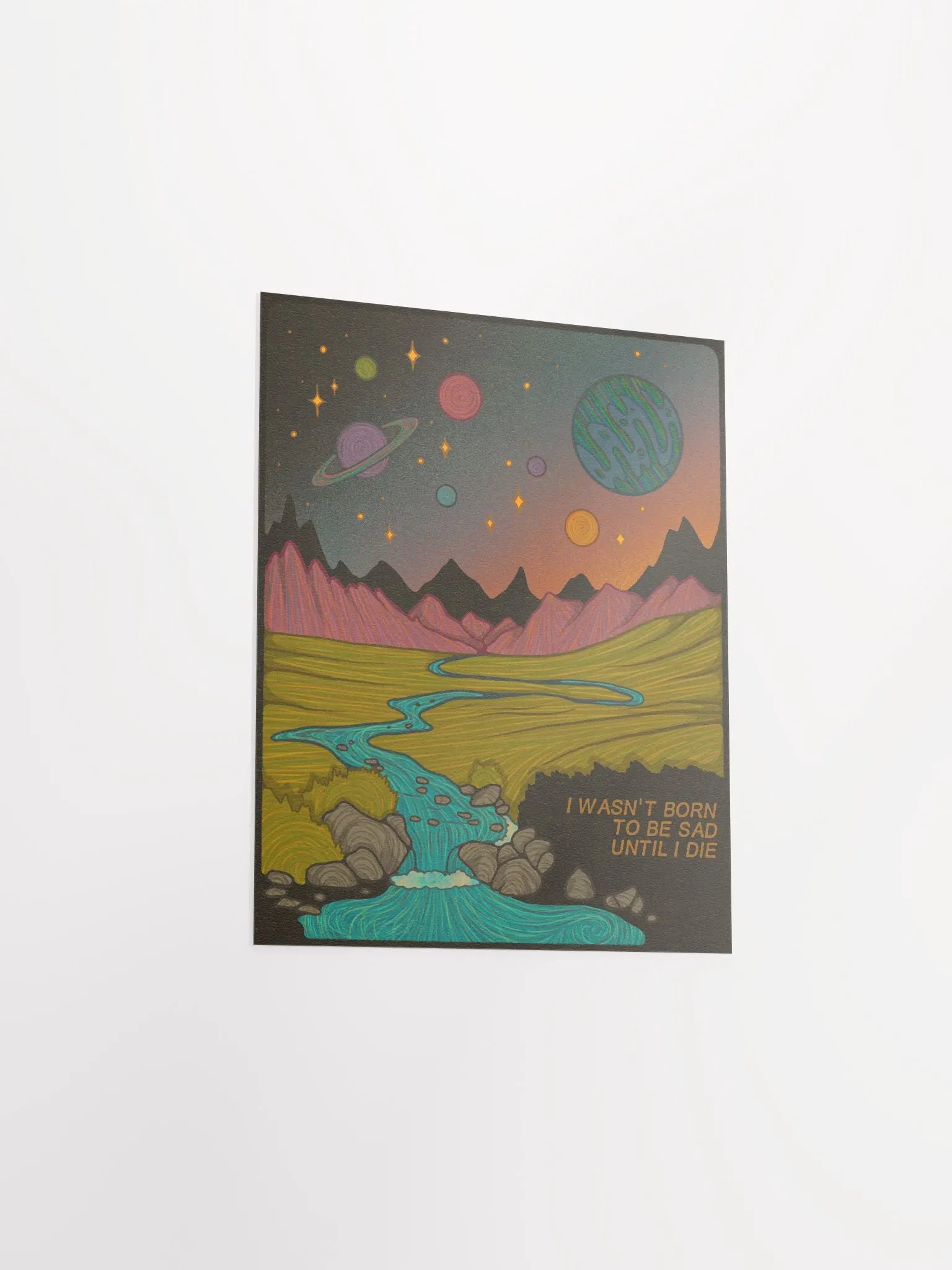 Matte Poster - Not Born to Be Sad product image (2)