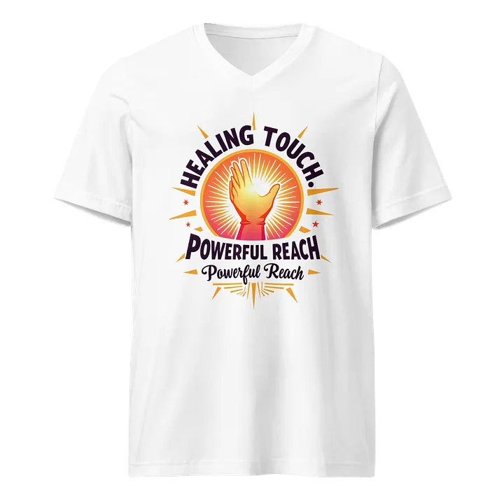 Radiant Healing Touch V-Neck Tee product image (1)