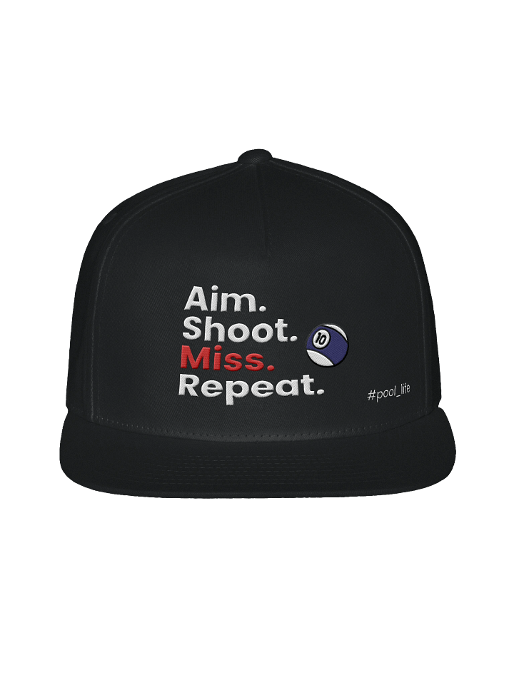 10-ball Pool Life Cap (Snapback - Black) product image (1)