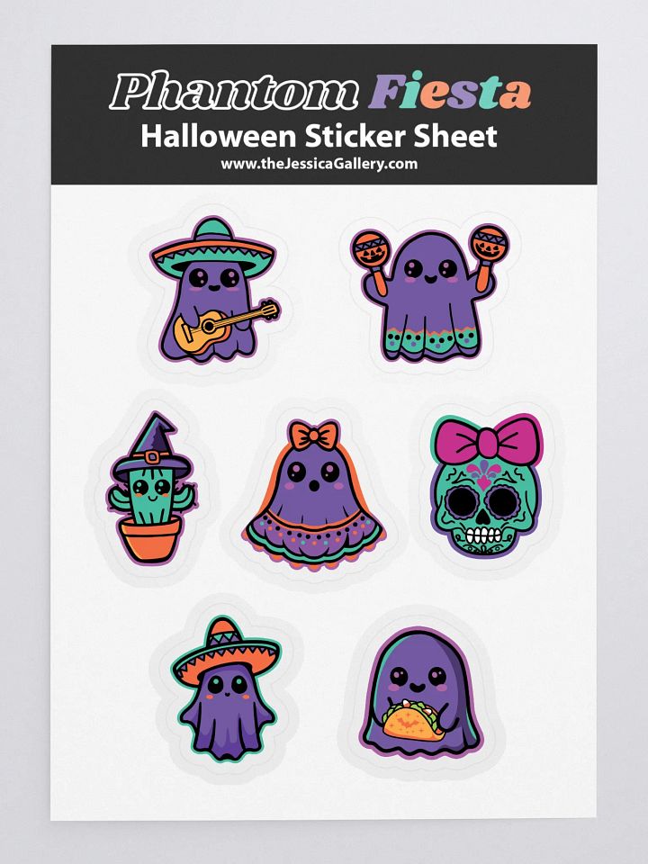 Phantom Fiesta Sticker Sheet product image (1)