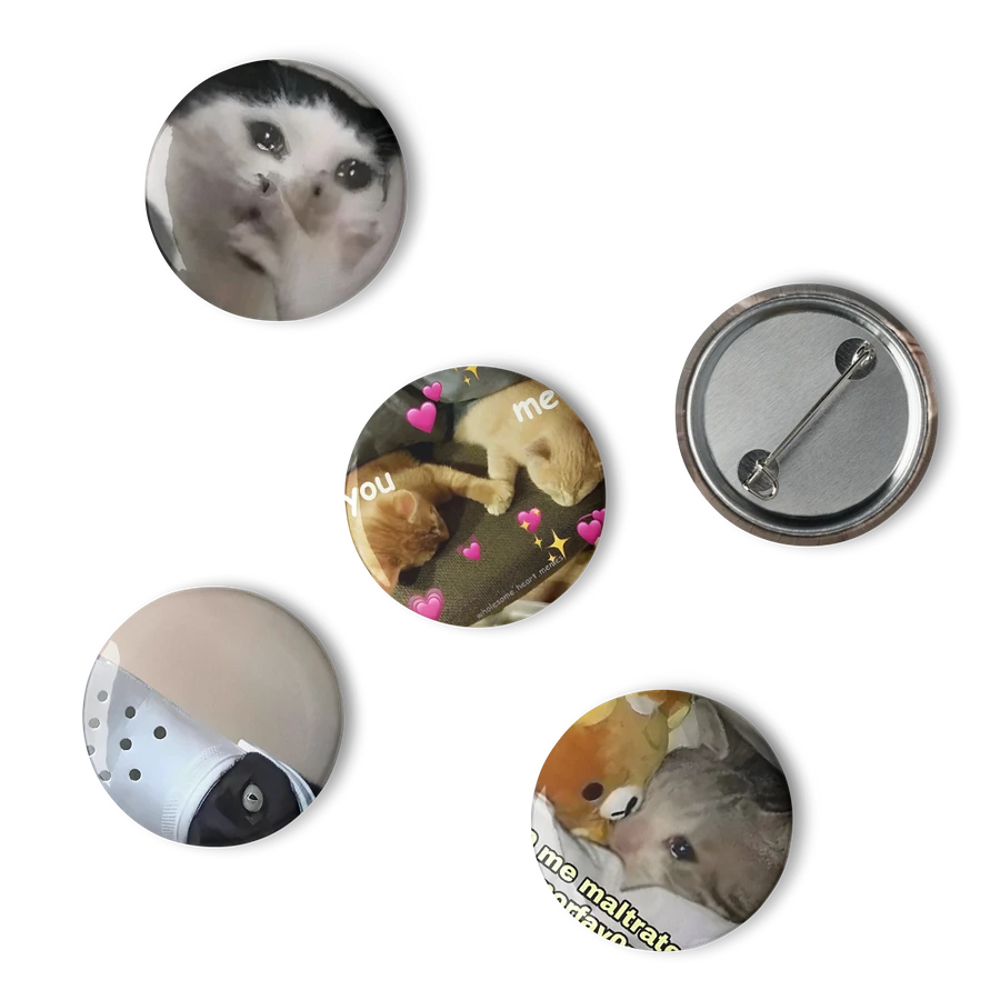 Set of Pin Buttons: Meme Cats 44 product image (6)