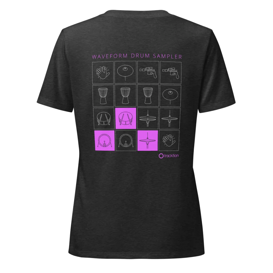 Drum Sampler Womens Relaxed Fit T-shirt - back product image (1)