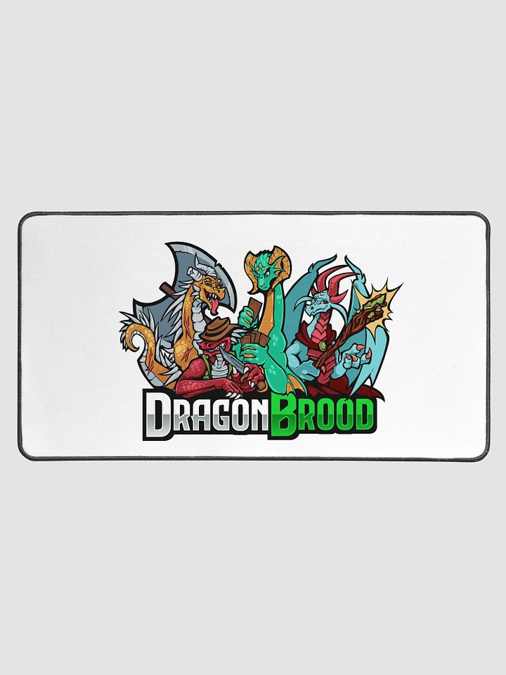 Dragon Brood Desk Mat (White) product image (1)