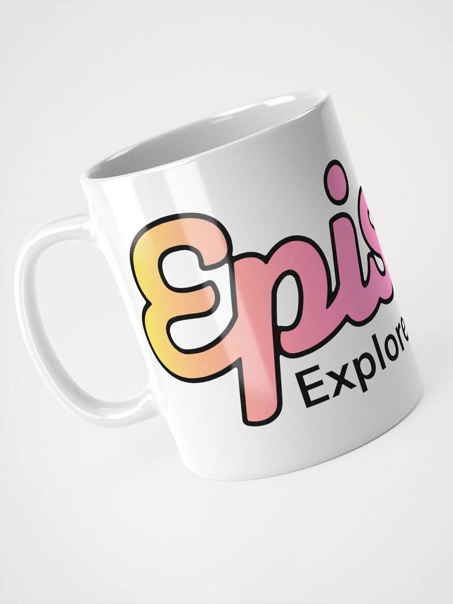 Episode White Glossy Mug With Gradient Logo product image (3)