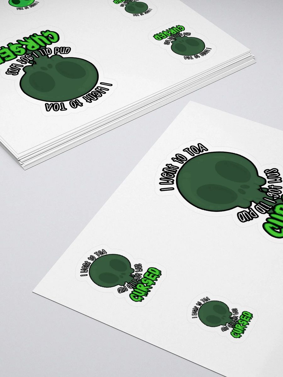 All I Got Was Cursed - Evoker - Sticker Sheet product image (4)