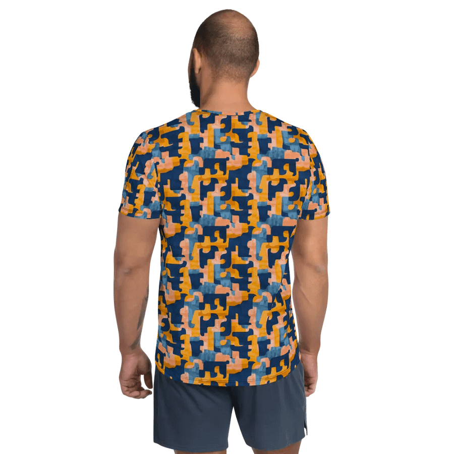 Flowing Shapes | Men´s Athletic T-Shirt product image (2)