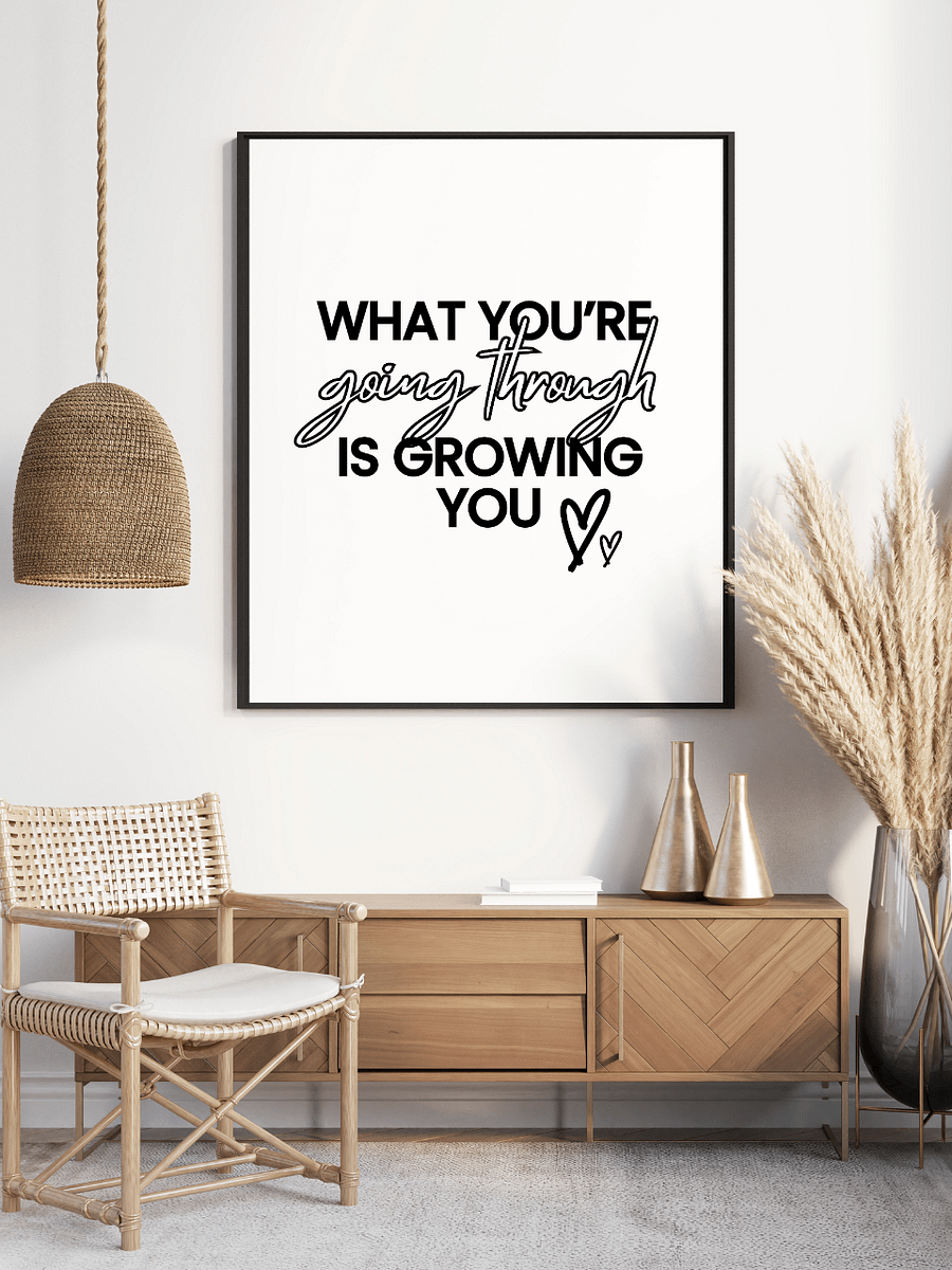 Digital Download 'What You're Going Through ' Motivational Poster product image (1)