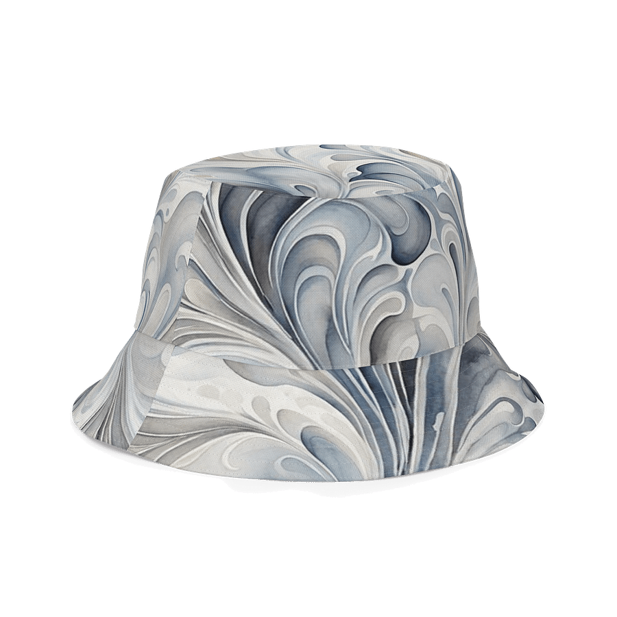 Gray Fractals Hat product image (5)