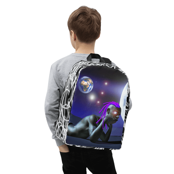 Caught myself thinking again backpack product image (1)