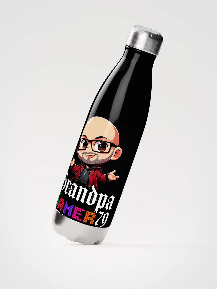 Grandpa Gamer Stainless Steel Water Bottle - Stay Hydrated in Style! product image (3)