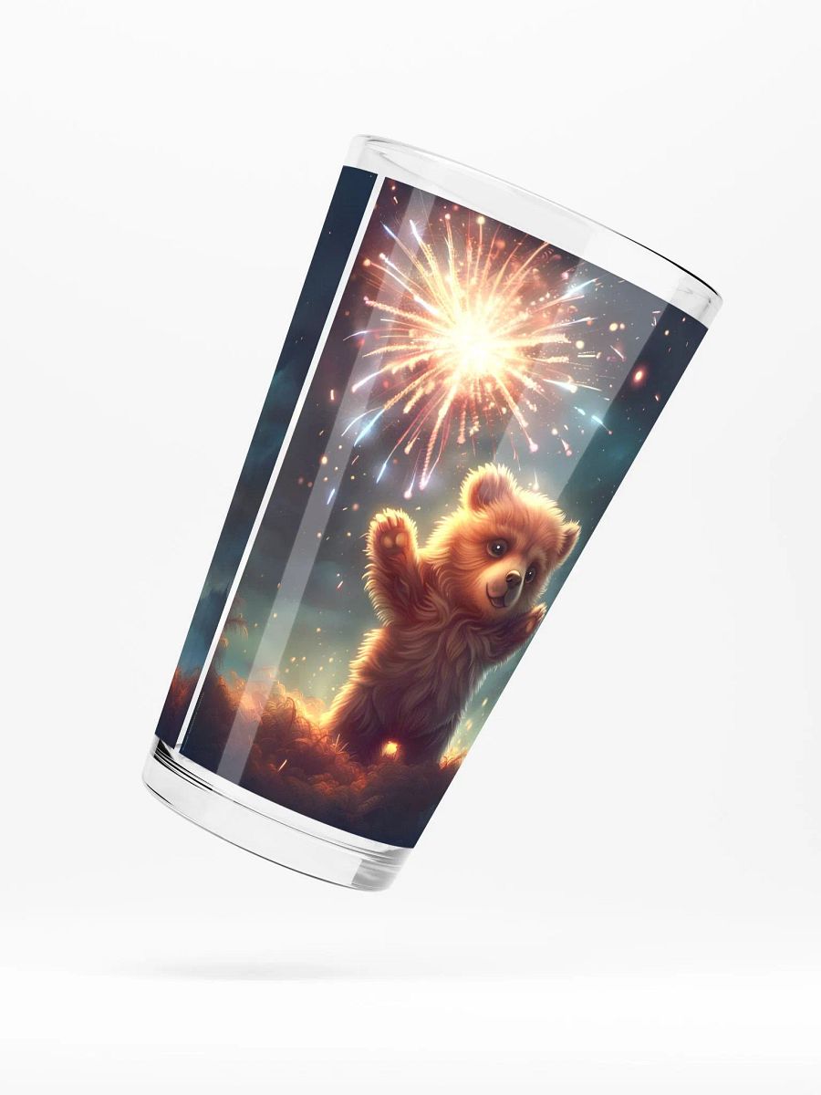 Fireworks Bear Pint Glass product image (5)