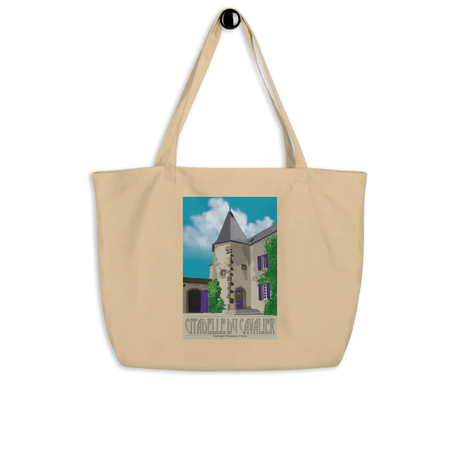 Eco Friendly Tote Bag with Château illustration product image (4)