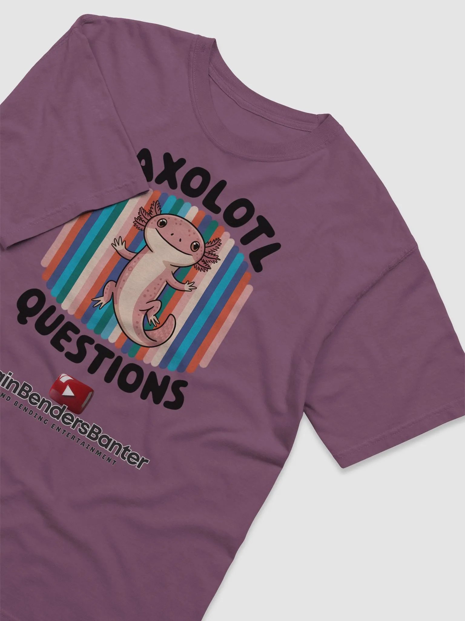 Axolotl Brain Teaser T-Shirt product image (3)