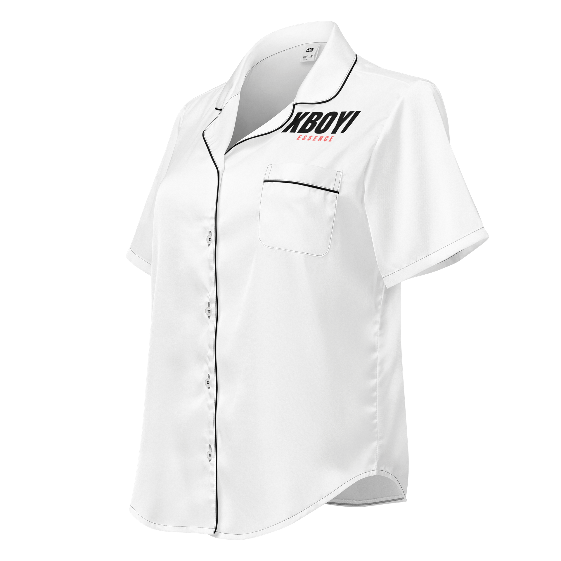 XBOYI ESSENCE – Satin Pajama Top (All-Over Print) product image (1)