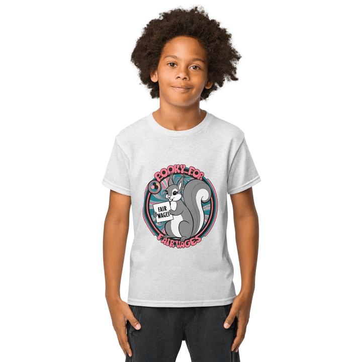 Pooky's Fair Wages Youth Sports Tee product image (1)