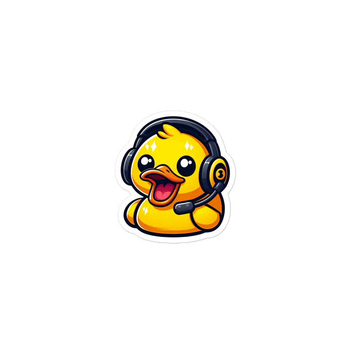Gamer Duck Magnet product image (1)