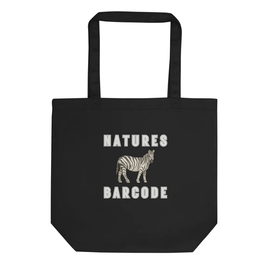 Nature's Barcode Zebra Tote Bag product image (1)