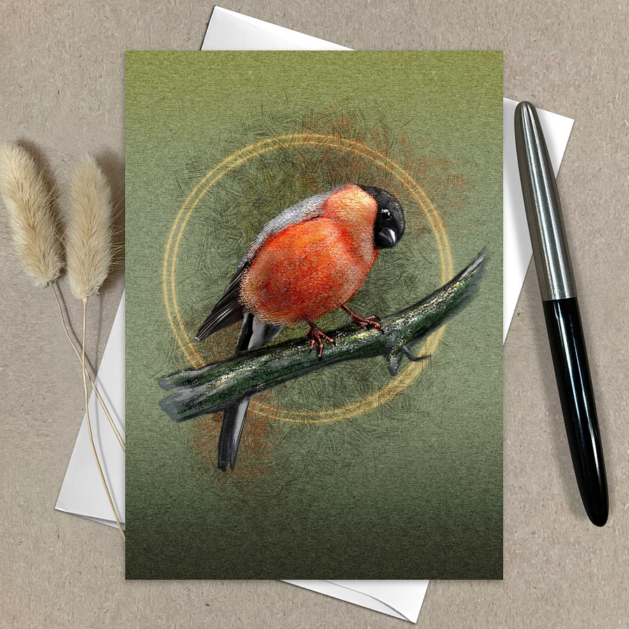Illustrated Birds Variety Pack Greeting Cards, 5x7” Note Cards, 6 Pack, Blank Inside, with Envelopes product image (6)
