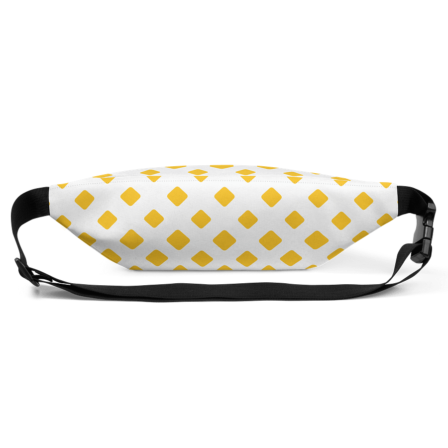 California Vibes Yellow and White Fanny Pack (Waist Bag) product image (3)