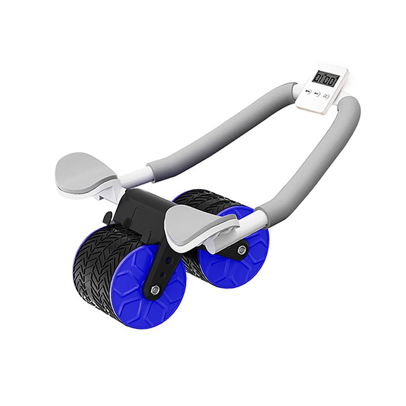 Ab Wheel Roller with Timer Exercise Equipment Automatic Rebound Workout Machine product image (2)
