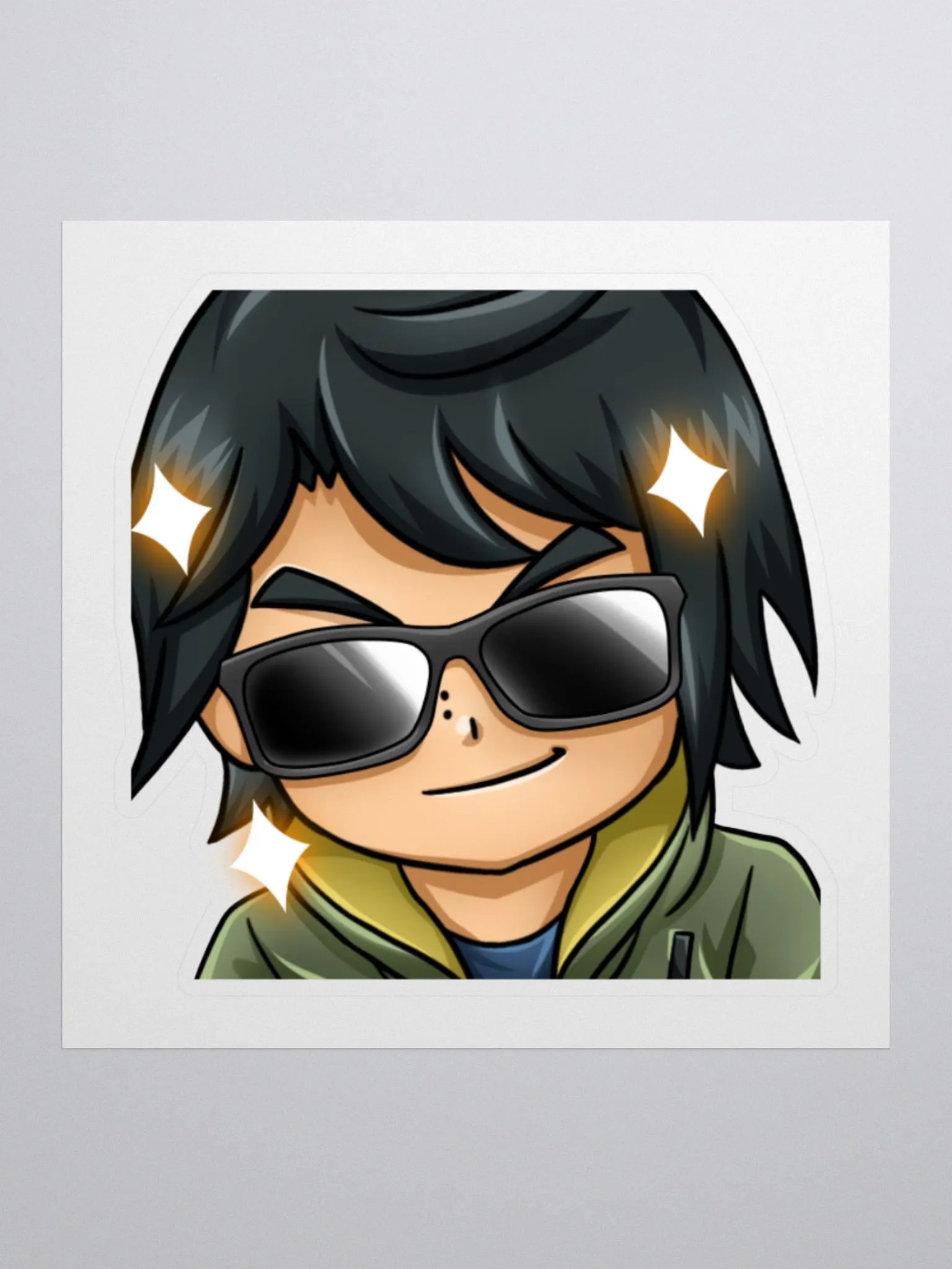 Grizexia Cool Emote Sticker product image (1)