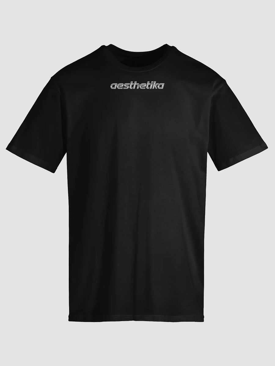 Reflective Chrome Aesthetika Premium Black Shirt product image (5)
