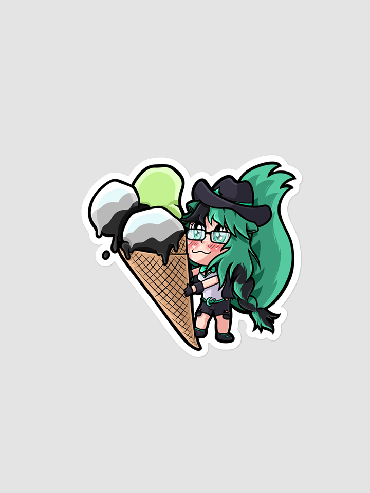 Mintzey Moon Pride Agender Sticker product image (2)