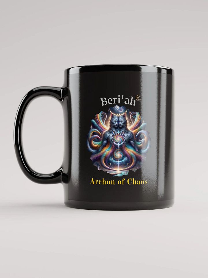 Supernal Beri´ah | Black Glossy Mug product image (2)