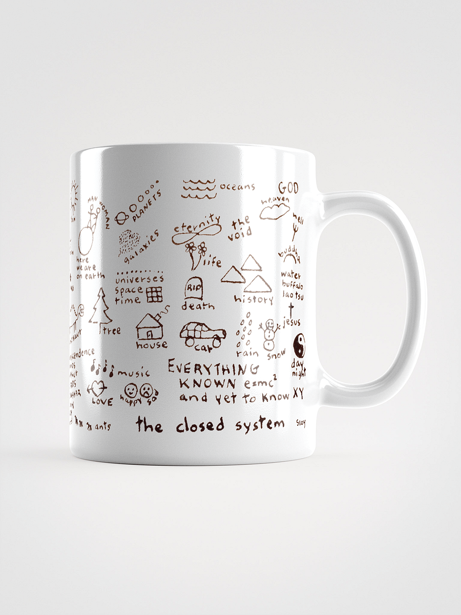 The Closed System White Glossy Mug product image (1)