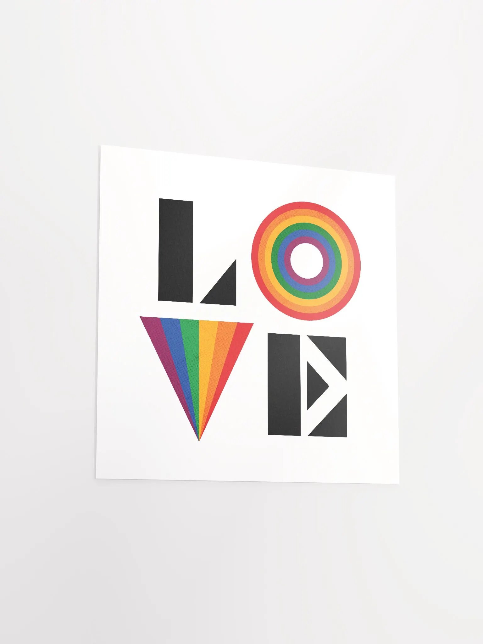 LOVE Midcentury Modern Rainbow Style - Print product image (3)
