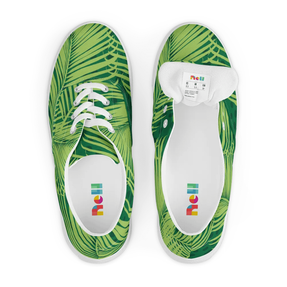 Tropical Palm Men's Canvas Shoes product image (6)