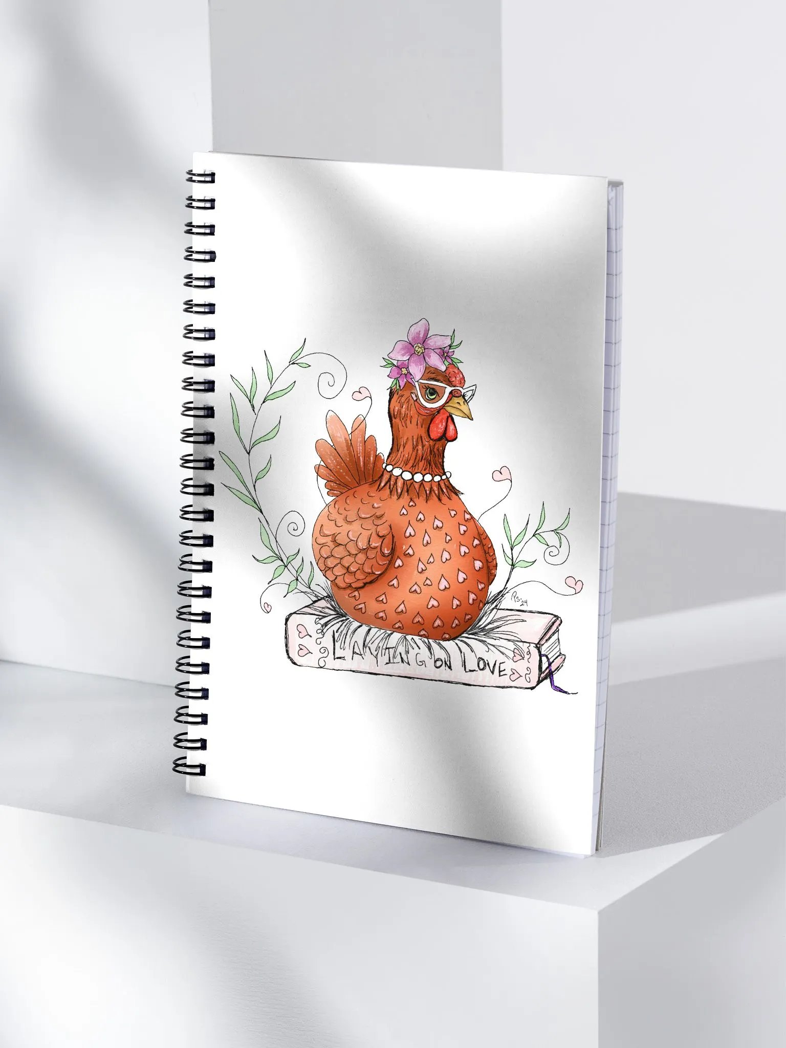Laying On Love Spiral Notebook product image (4)
